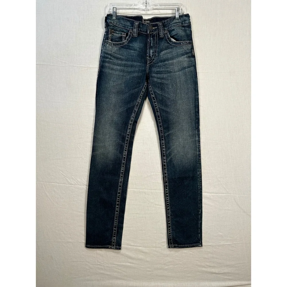 Silver Jeans Co Konrad Slim Fit Dark Wash Denim Jeans Mens 29x34 M2270SJB280